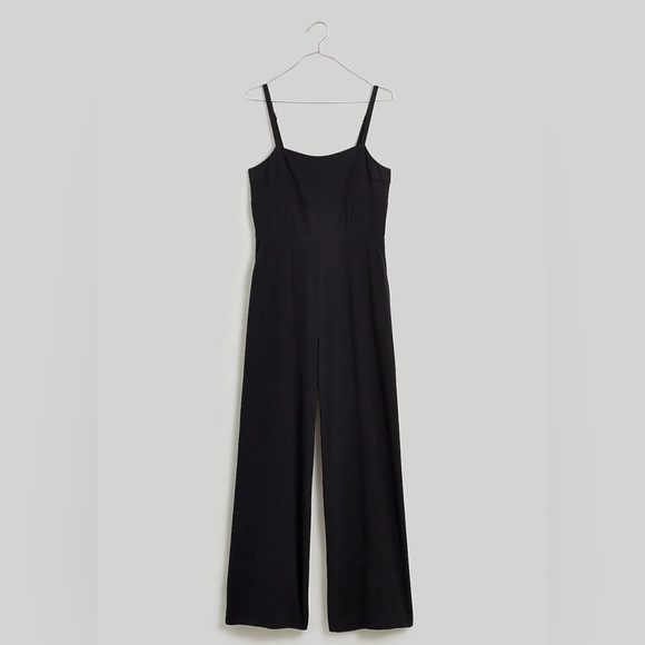 Madewell Pants - Madewell Amira. adjustable strap, wide leg, square neckline, back zip, Jumpsuit